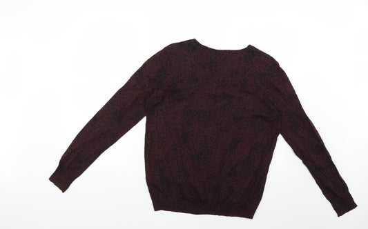 Womens UK Size 14 Warehouse Purple Pullover Jumper