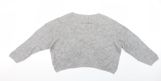 SheIn Womens Grey   Pullover Jumper Size L