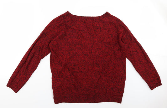 forever21 Womens Red Pullover Jumper Size M