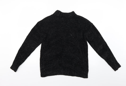 TU Womens Black Pullover Jumper Size 10