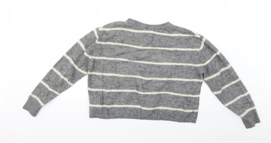 Womens UK Size M H&M Grey Pullover Jumper