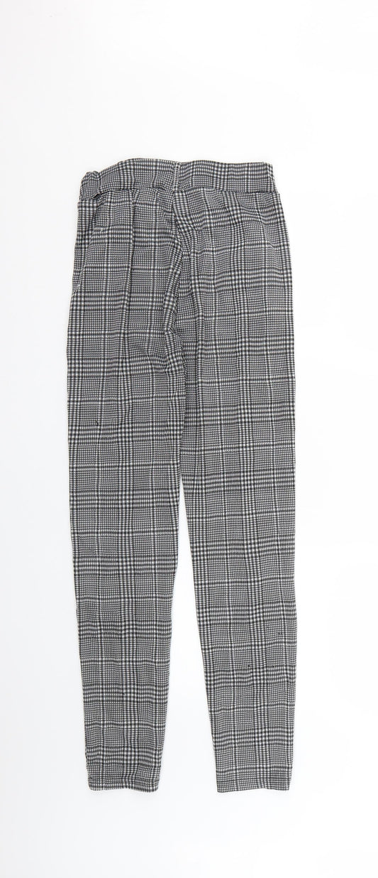 Preworn Womens Multicoloured Check Trousers Size L L26 in