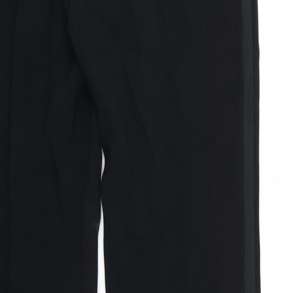 Womens UK Size 10 Linea Regular Fit Black Trousers