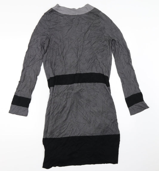 Womens UK Size 8 Marks and Spencer Grey Cardigan Jumper
