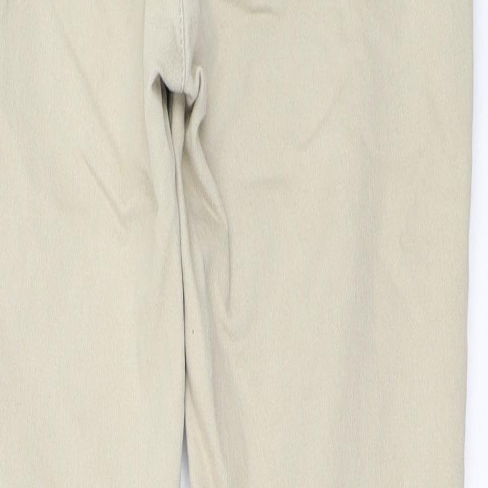 Womens UK Size 28 in Preworn Regular Fit Beige Trousers