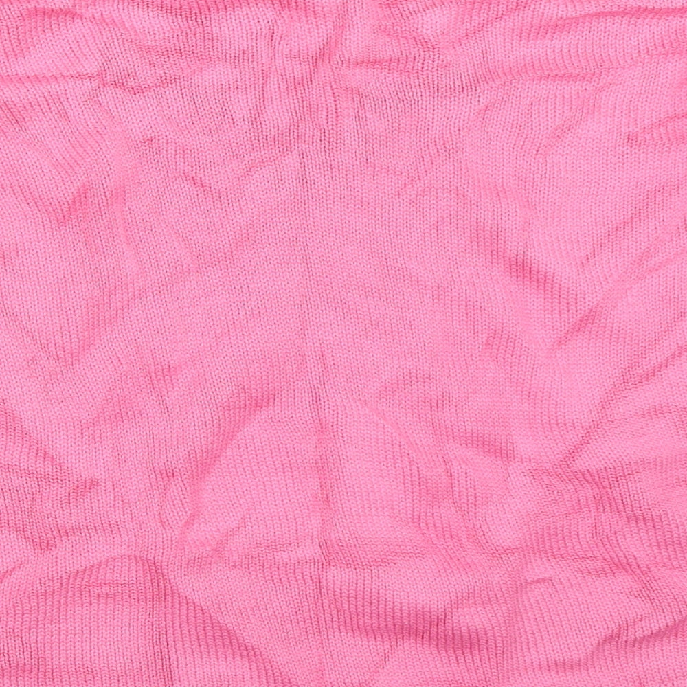 Womens UK Size 14 Rick Cardona Pink Pullover Jumper