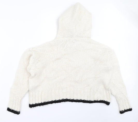 Miss Selfridge Womens Ivory Pullover Jumper Size 6