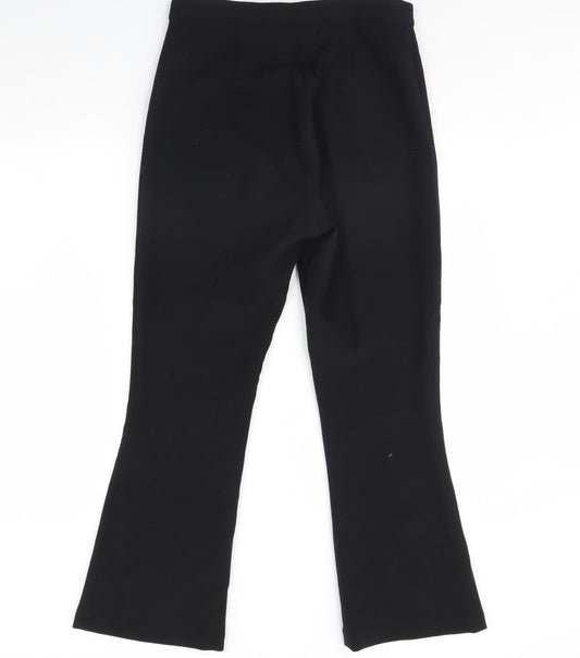 Los Angeles Atelier Womens Black Trousers Size 12 L31 in