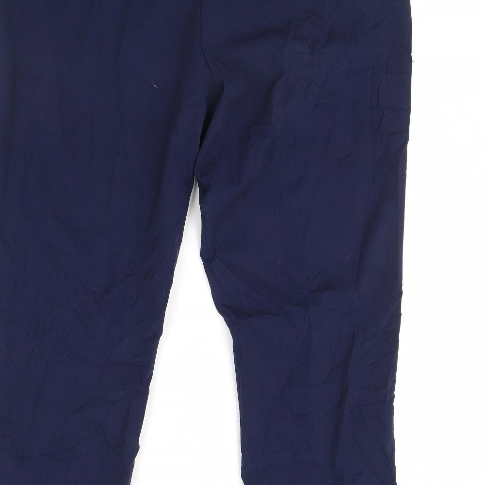 Olsen Womens Blue Trousers Size 40 in L29 in
