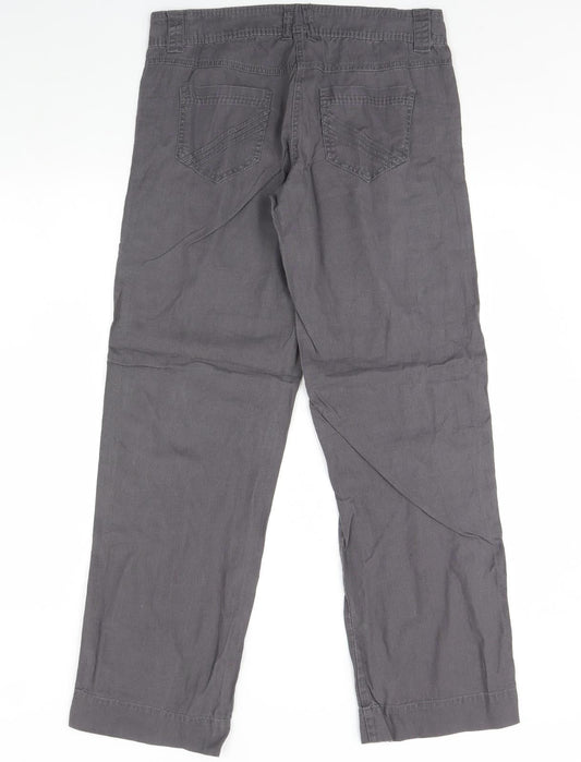 George Womens Grey Trousers Size 10 L28 in