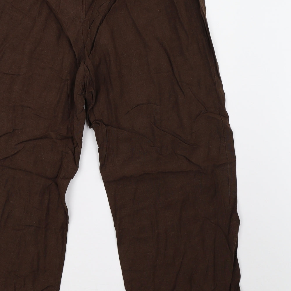 Joanna Hope Womens Brown Trousers Size 20 L26 in