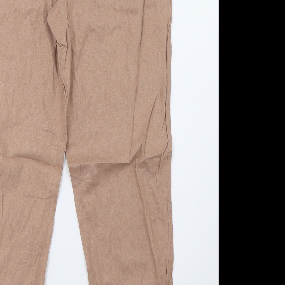 newlook Womens Brown Trousers Size 10 L27 in