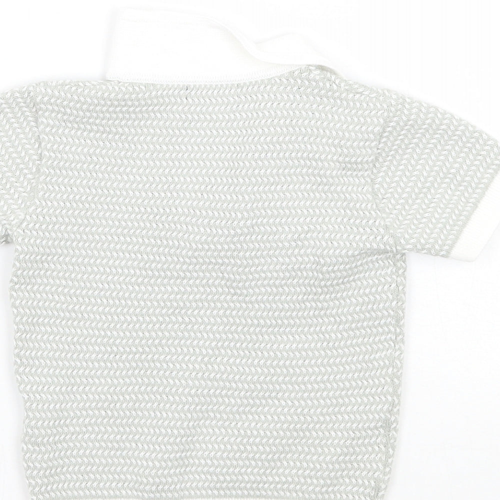 NEXT Boys Grey Basic Polo Size 6-9 Months