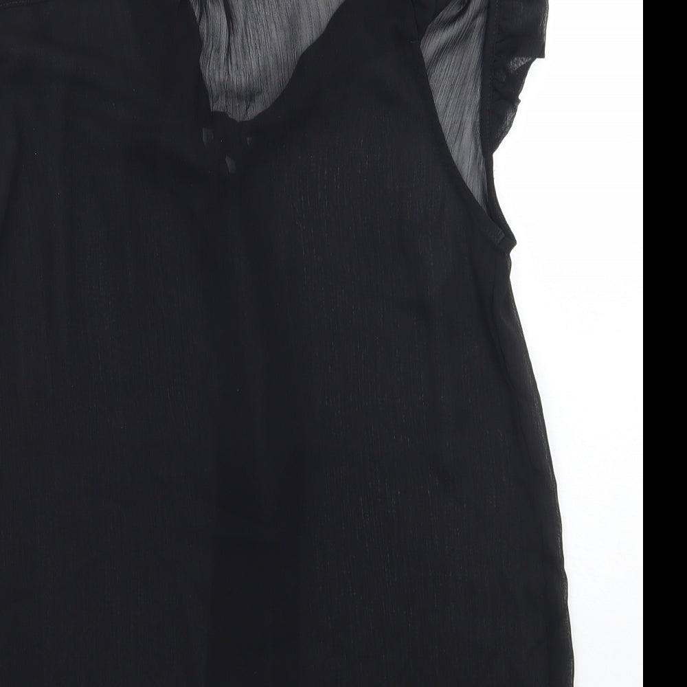 Primark Womens Black Basic Blouse Size 10