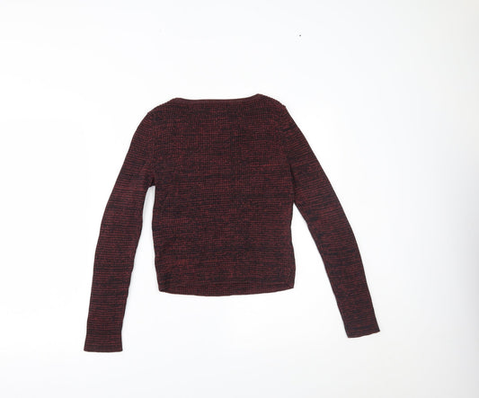 Womens UK Size 10 New Look Red Pullover Jumper