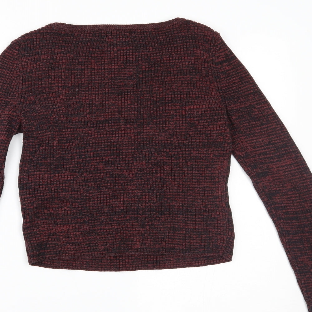 Womens UK Size 10 New Look Red Pullover Jumper