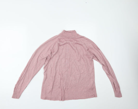 Womens UK Size S Bonmarché Pink Basic Blouse