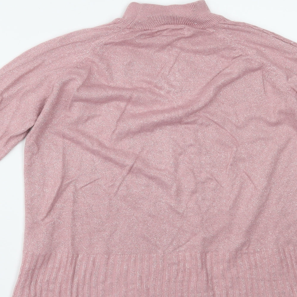 Bonmarché Womens Pink Basic Blouse Size S