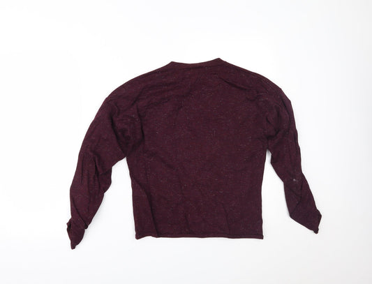 Womens UK Size 12 Warehouse Purple Basic Blouse