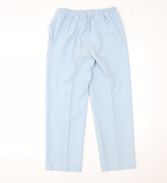Marks and Spencer Womens Blue Trousers Size 10 L24 in