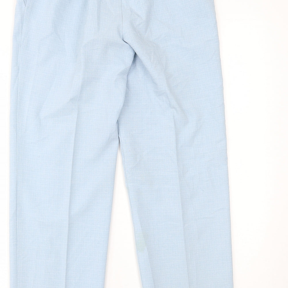 Marks and Spencer Womens Blue Trousers Size 10 L24 in