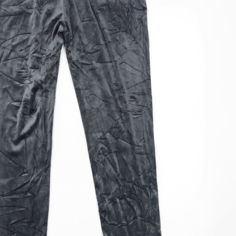 Womens UK Size L Preworn Regular Fit Sweatpants Blue Trousers