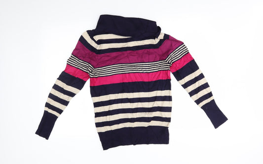 Womens UK Size 10 M&S Multicoloured Pullover Jumper