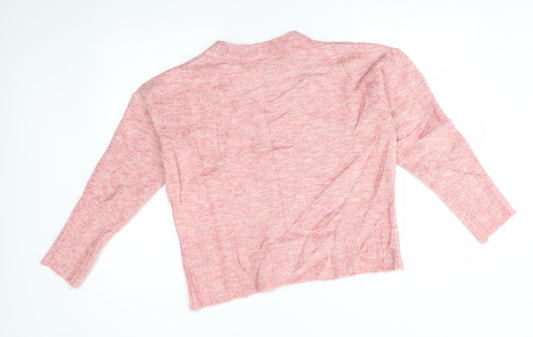 Womens UK Size M M&S Pink Pullover Jumper