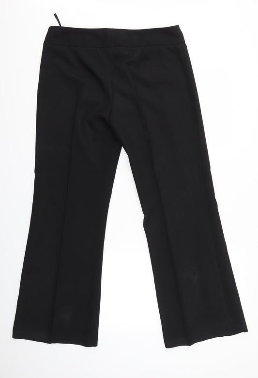 Ethel Austin Womens Black Dress Pants Trousers Size 14 L28 in