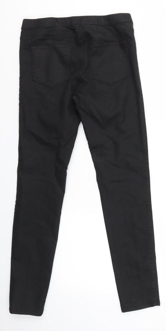 Womens UK Size 8 H&M Regular Fit Skinny Black Jeans