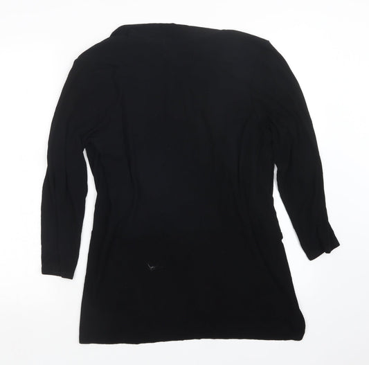 Just Elegance Womens Black Cardigan Jumper Size M