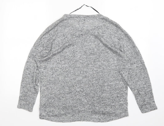 6ixty 8ight Womens Grey Pullover Jumper Size L