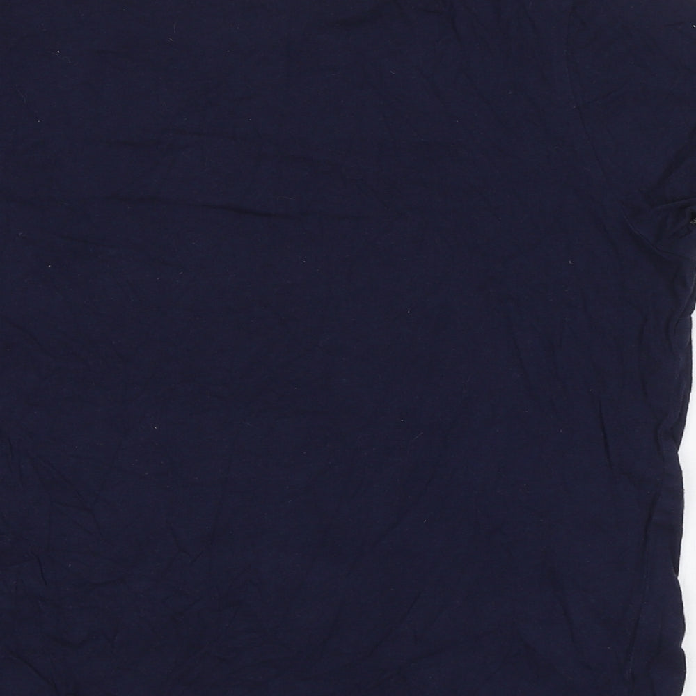 Womens UK Size 12 Debenhams Black Basic Polo