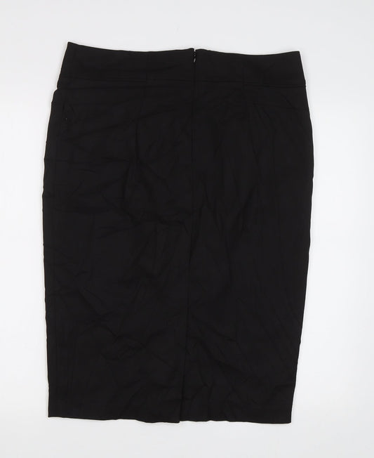 Nest Womens Black Straight & Pencil Skirt Size 14