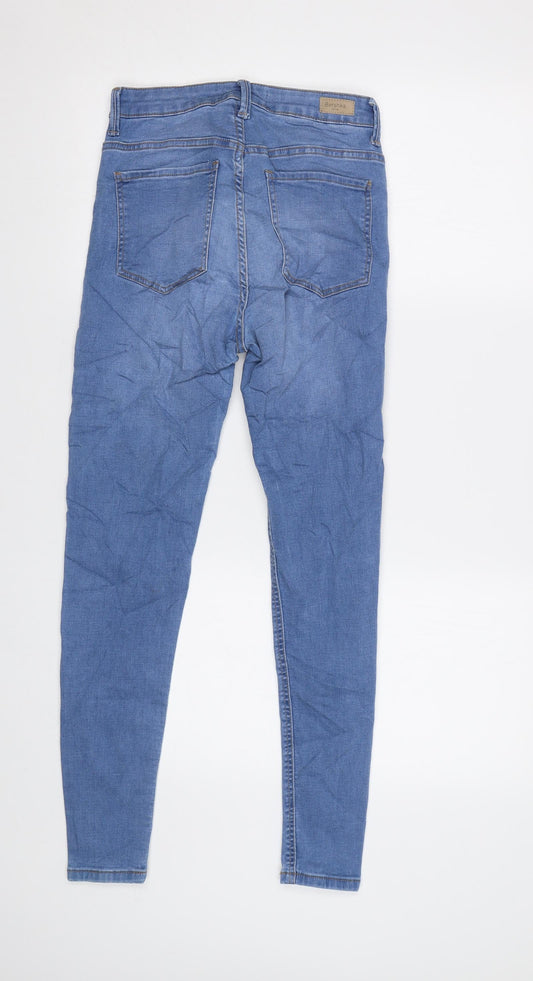 Bershka Womens Black Skinny Jeans Size 6 L27 in
