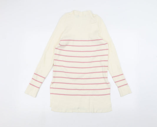 Womens UK Size 8 Marks and Spencer White Pullover Jumper