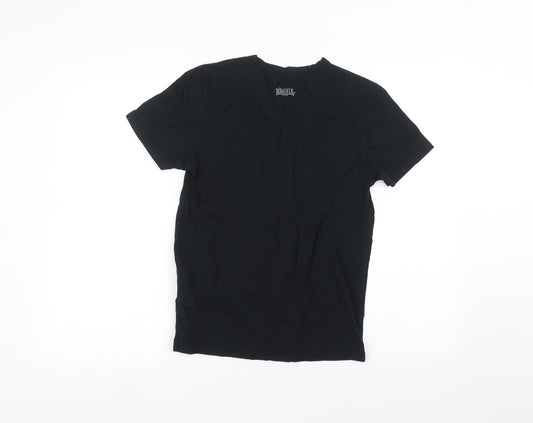 Lonsdale Mens Black T-Shirt Size S