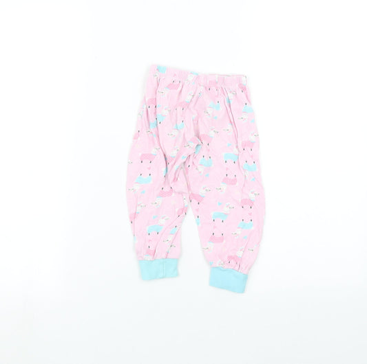 just you Girls Pink Sweatpants Trousers Size 3-4 Years