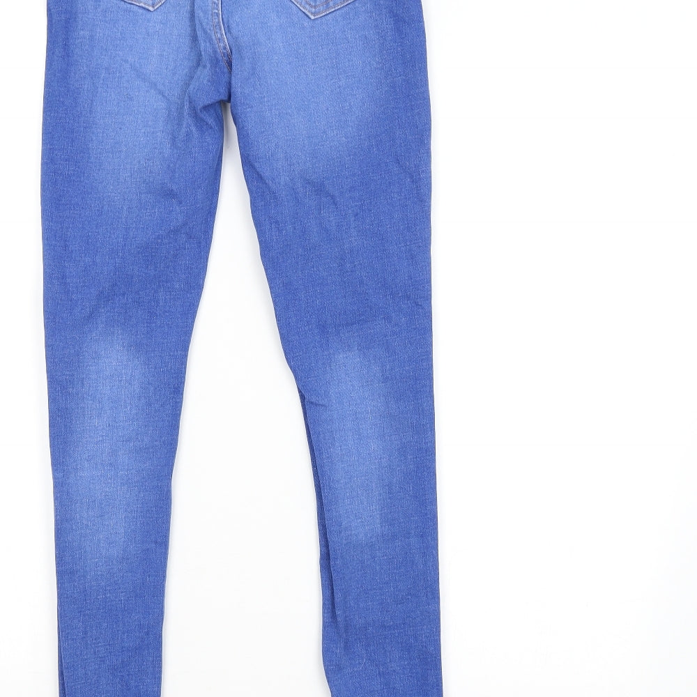 DENIM CO. Womens Blue Skinny Jeans Size 8 L26 in