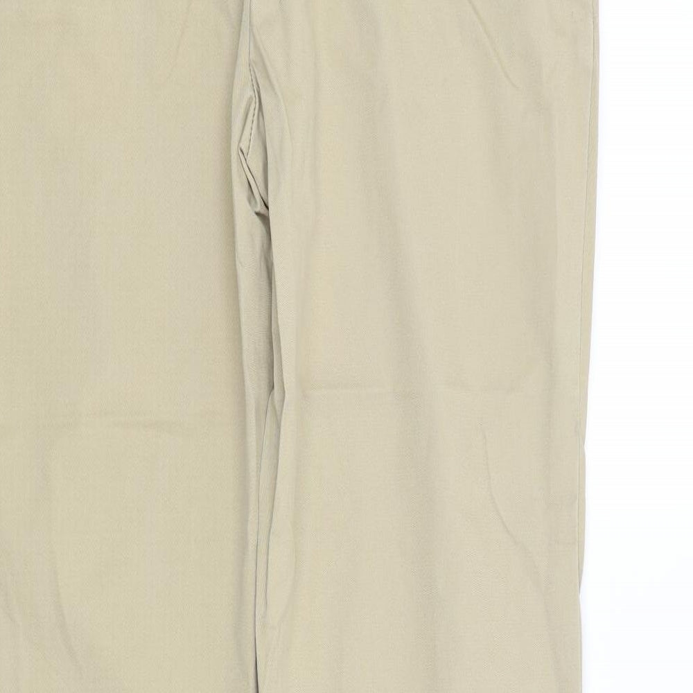 Womens UK Size 14 Preworn Regular Fit Black Trousers