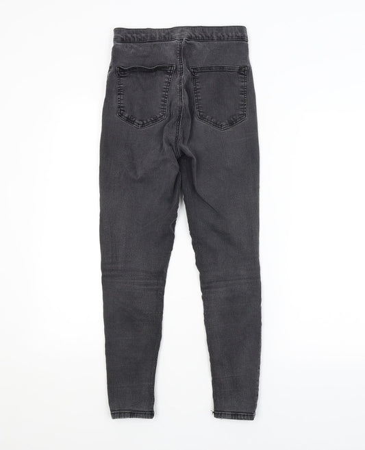 Womens UK Size 30 in Topshop Regular Fit Skinny Grey Jeans