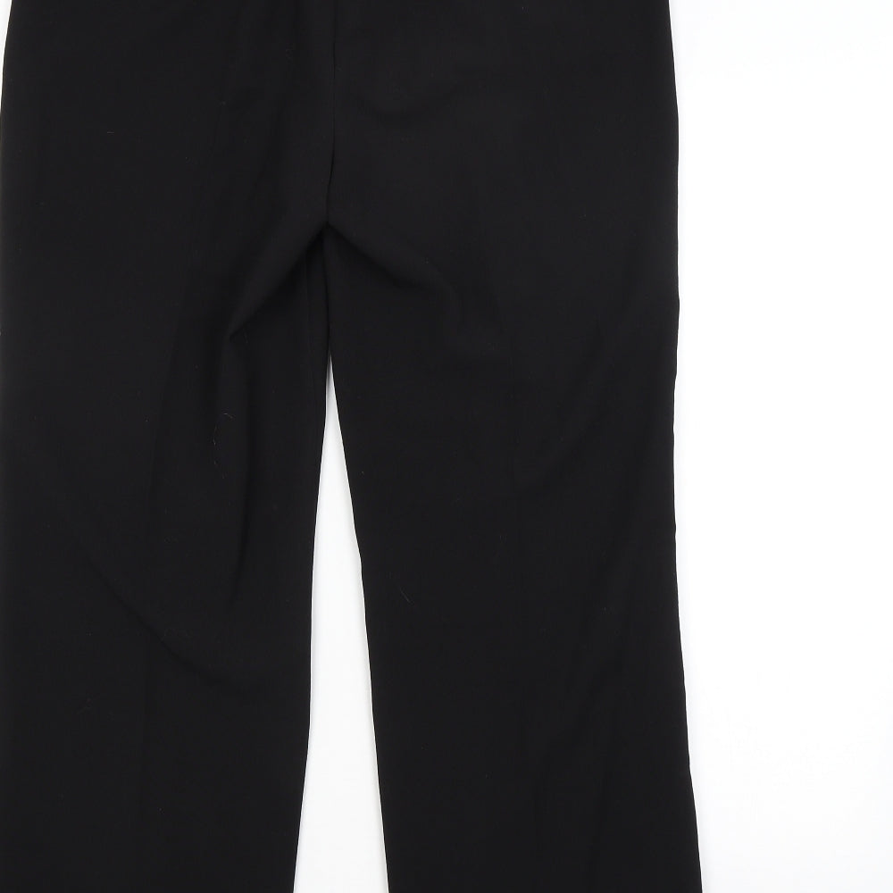 Womens UK Size 12 Maine Regular Fit Black Trousers