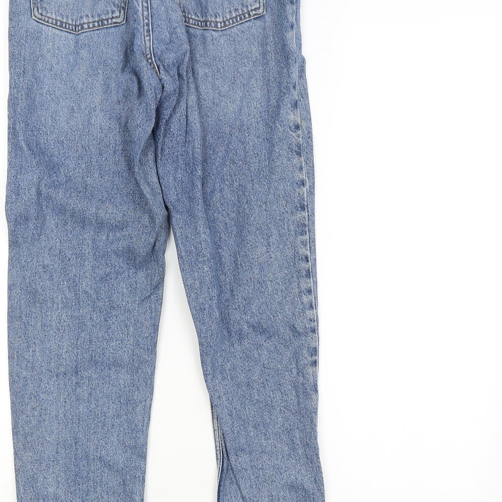 DENIM CO. Womens Blue Straight Jeans Size 6 L27 in