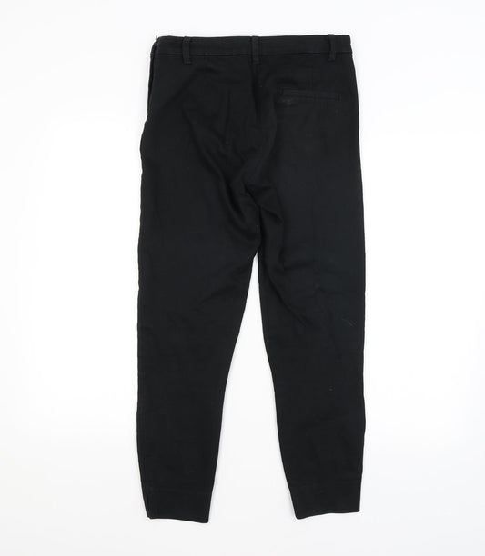 Womens UK Size 6 H&M Regular Fit Black Trousers
