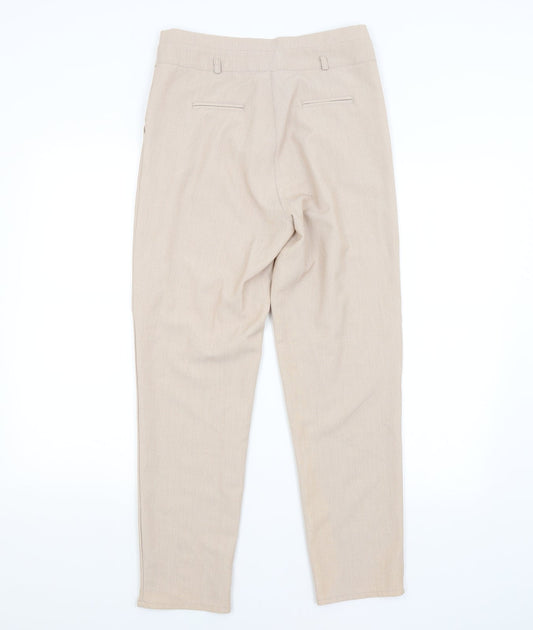 NIKKA Womens Beige Trousers Size 12 L27 in