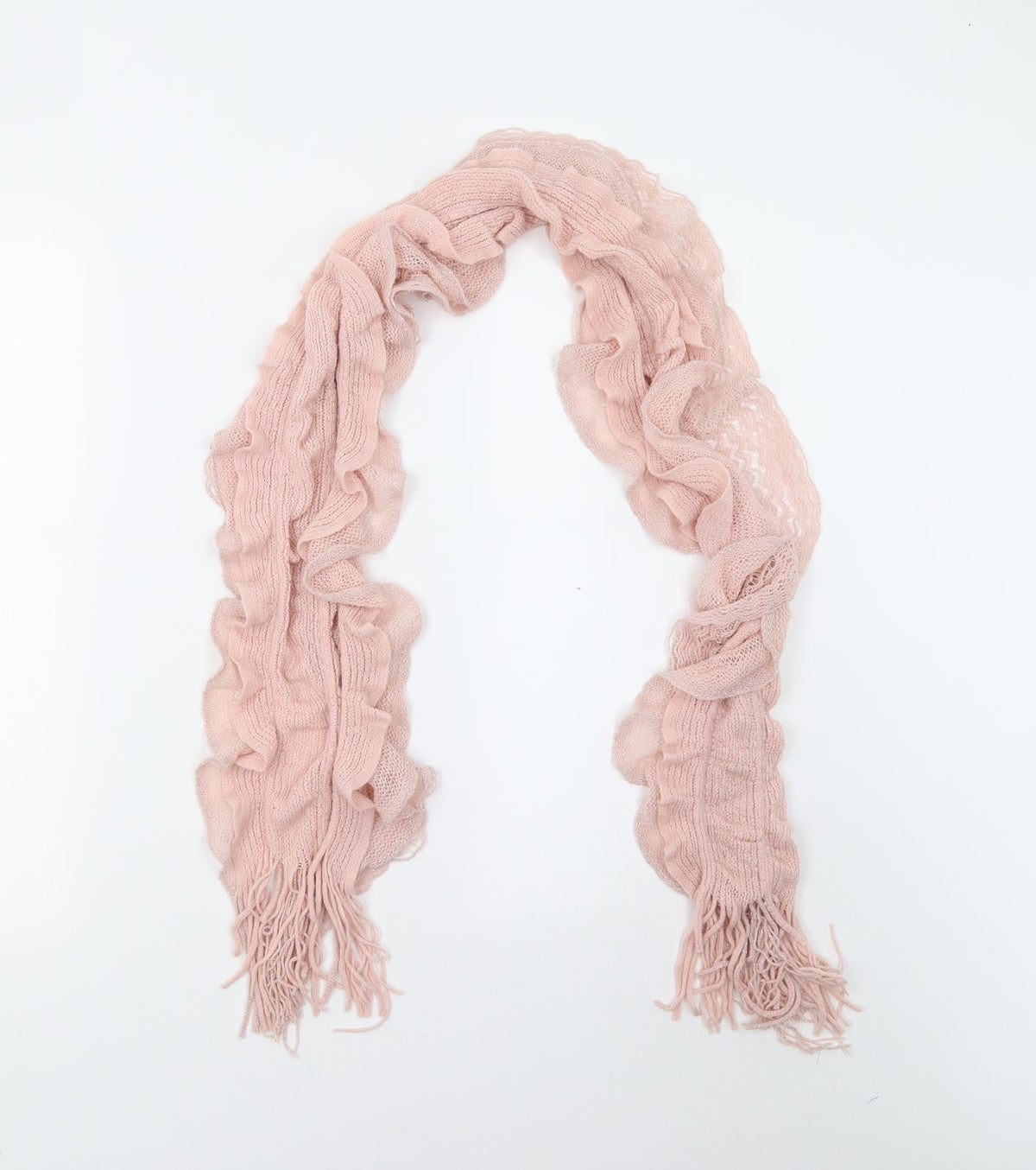 Preworn Womens Pink Scarf