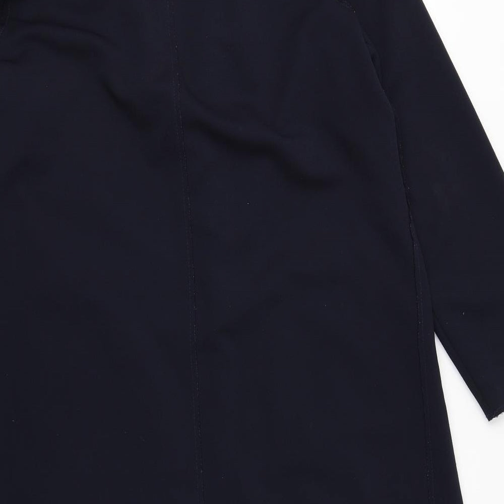 Womens UK Size 8 H&M Blue Overcoat