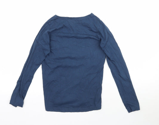 name it Girls Blue Basic T-Shirt Size 9-10 Years