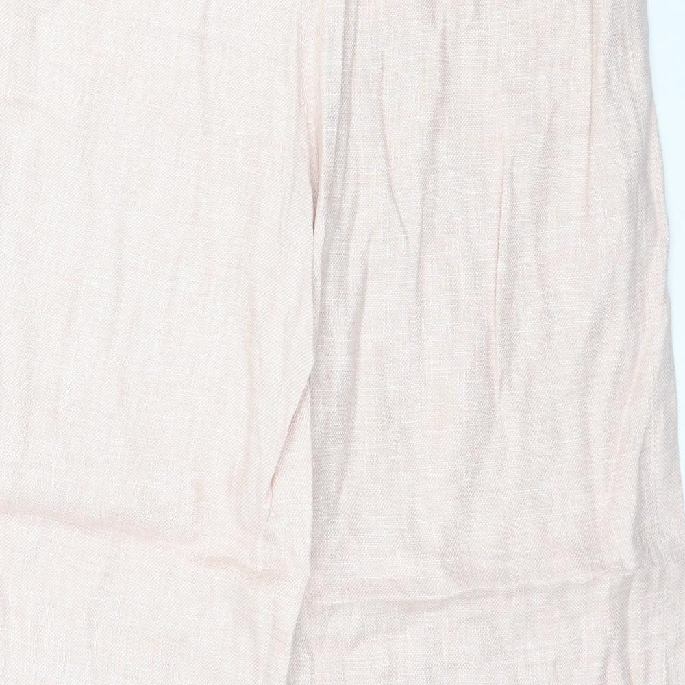 Womens UK Size 14 NEXT Regular Fit Pink Trousers