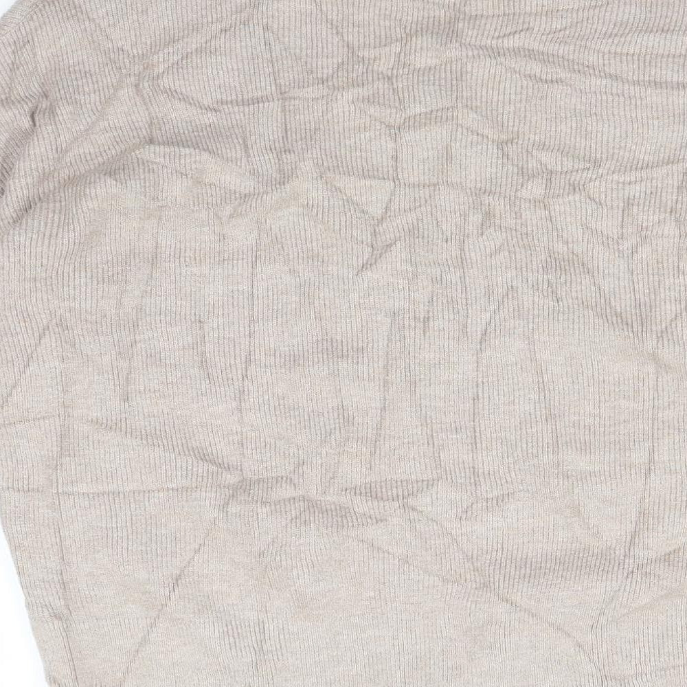 Womens UK Size S Marks and Spencer Beige Pullover Jumper